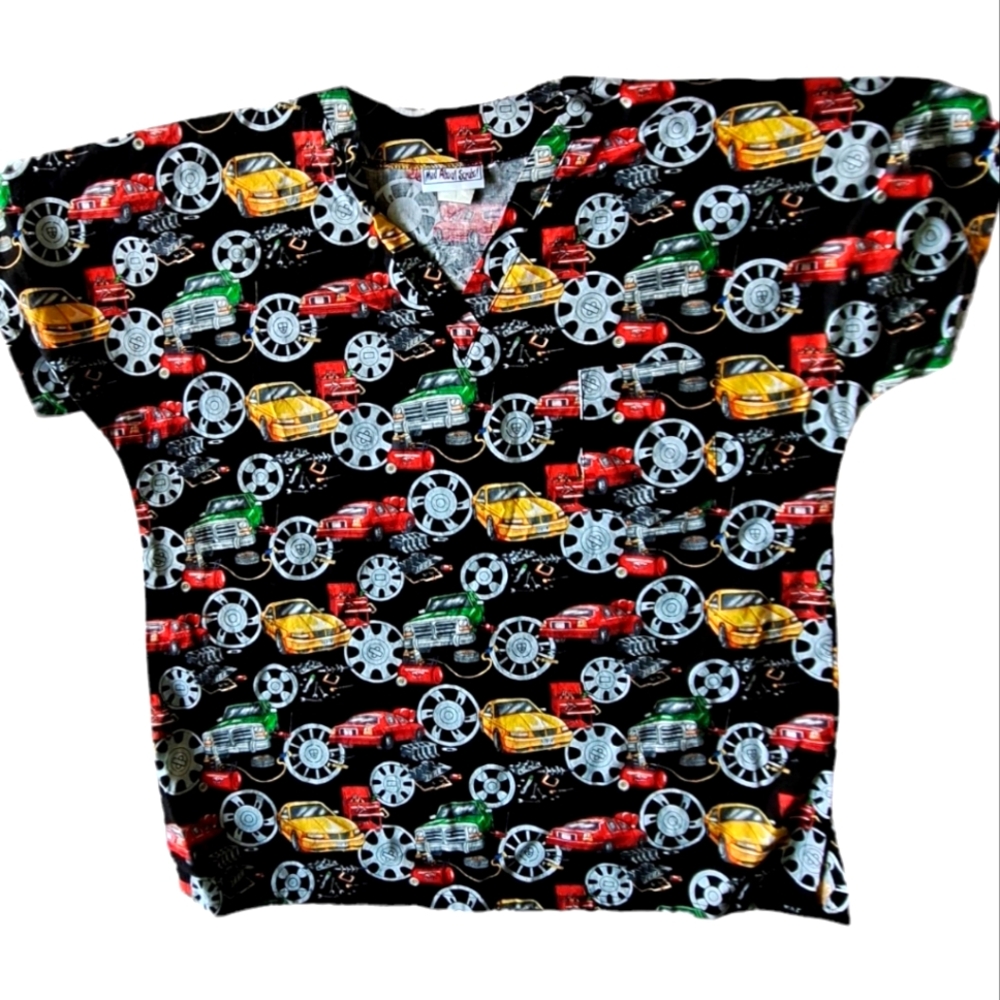 Mad About Scrubs Hot Rod Top